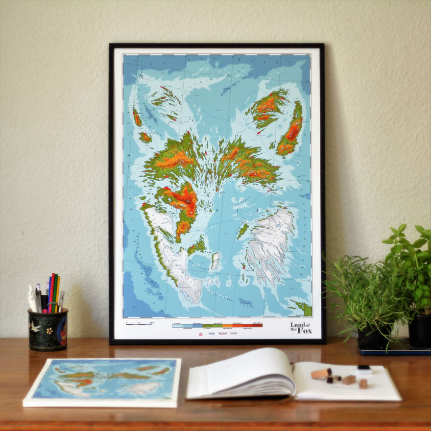 I Create Fictional Maps That Honour Nature, Animals And Extraordinary People I Create Fictional Maps That Honour Nature, Animals And Extraordinary People