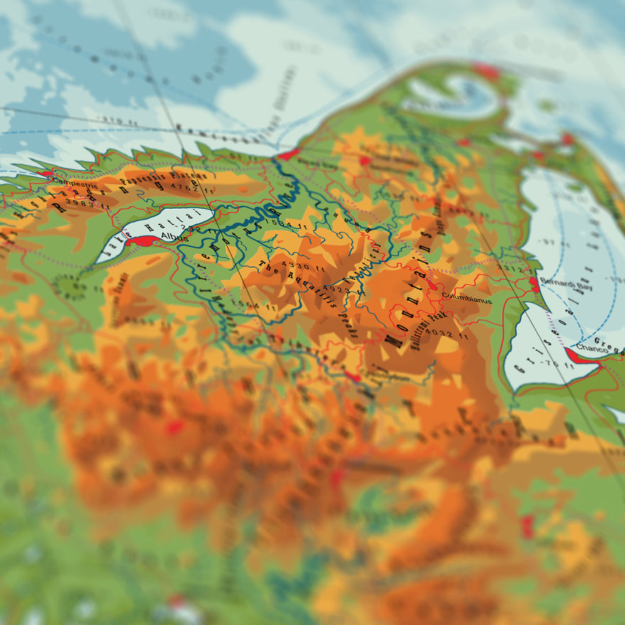 I Create Fictional Maps That Honour Nature, Animals And Extraordinary People I Create Fictional Maps That Honour Nature, Animals And Extraordinary People
