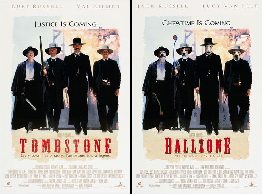 I Photoshop My Dog Into Movie Posters