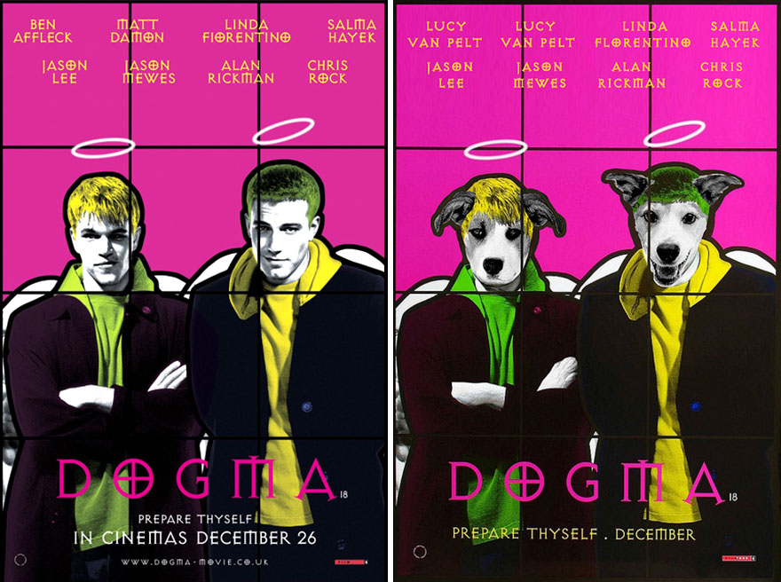 I Photoshop My Dog Into Movie Posters