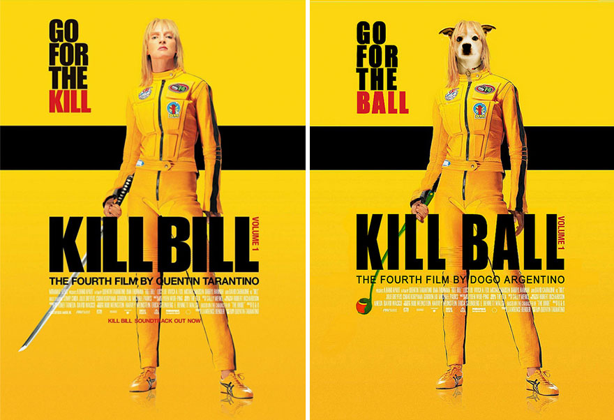 I Photoshop My Dog Into Movie Posters