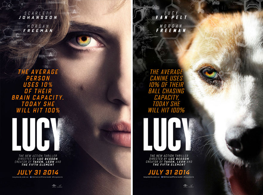 I Photoshop My Dog Into Movie Posters