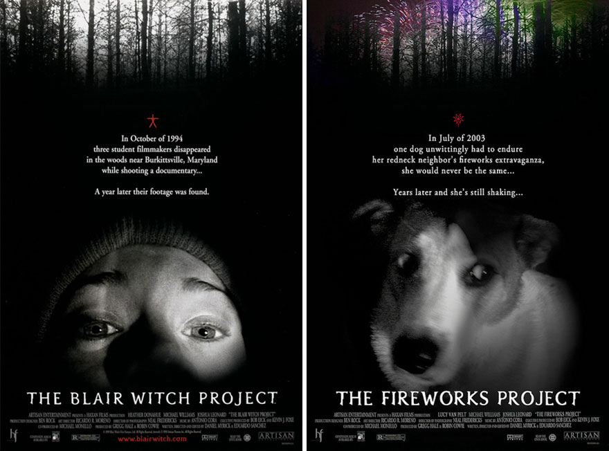 I Photoshop My Dog Into Movie Posters