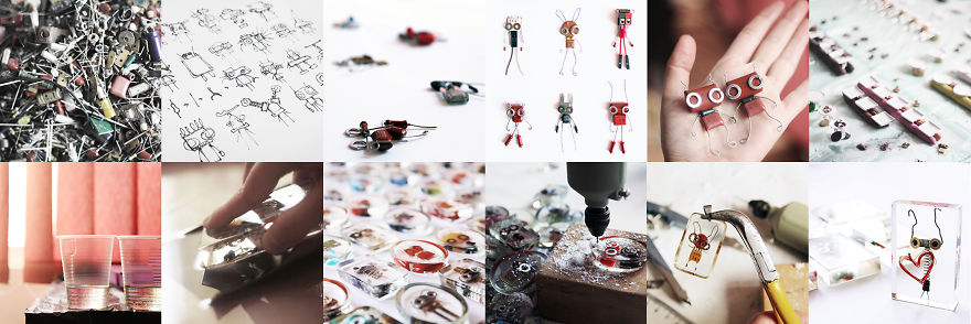 I Turned Electronic Waste Into Tiny And Biggie Robots I Turned Electronic Waste Into Tiny And Biggie Robots