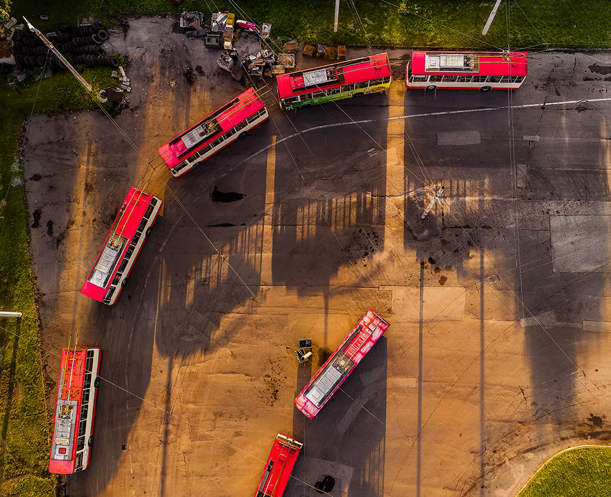 I Created The Set Of Distorted Pictures Of Vilnius Public Transport
