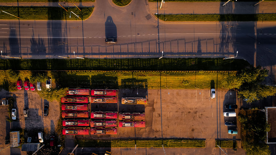 I Created The Set Of Distorted Pictures Of Vilnius Public Transport