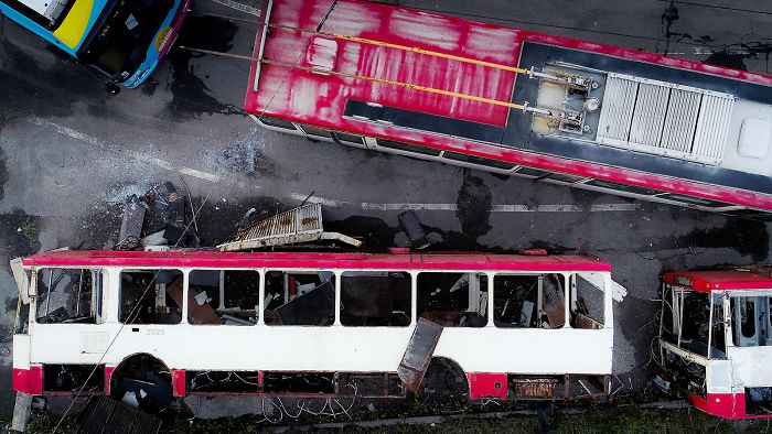 I Created The Set Of Distorted Pictures Of Vilnius Public Transport