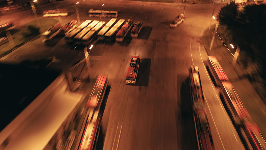 I Created The Set Of Distorted Pictures Of Vilnius Public Transport