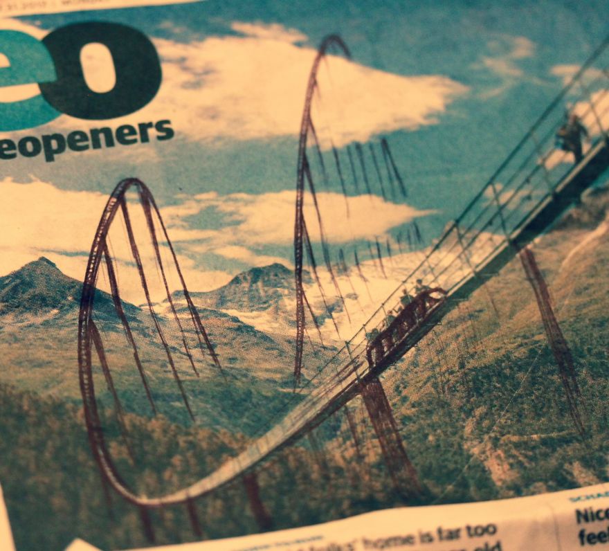 I Doodle Roller Coasters Onto The Daily Paper