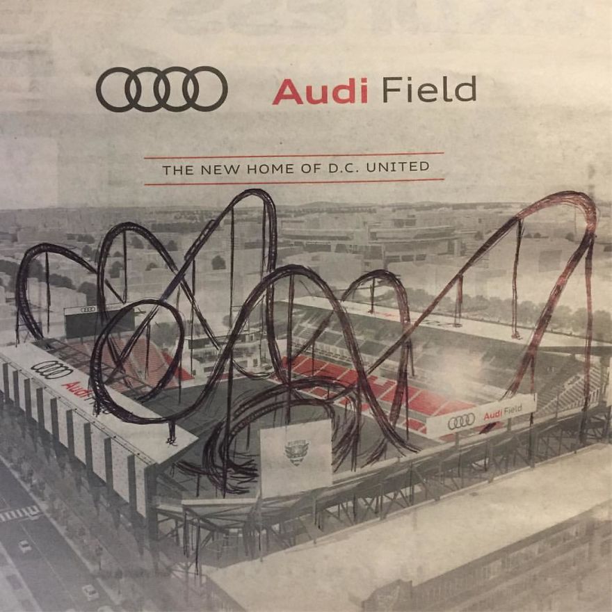 I Doodle Roller Coasters Onto The Daily Paper