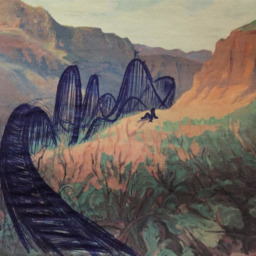 I Doodle Roller Coasters Onto The Daily Paper