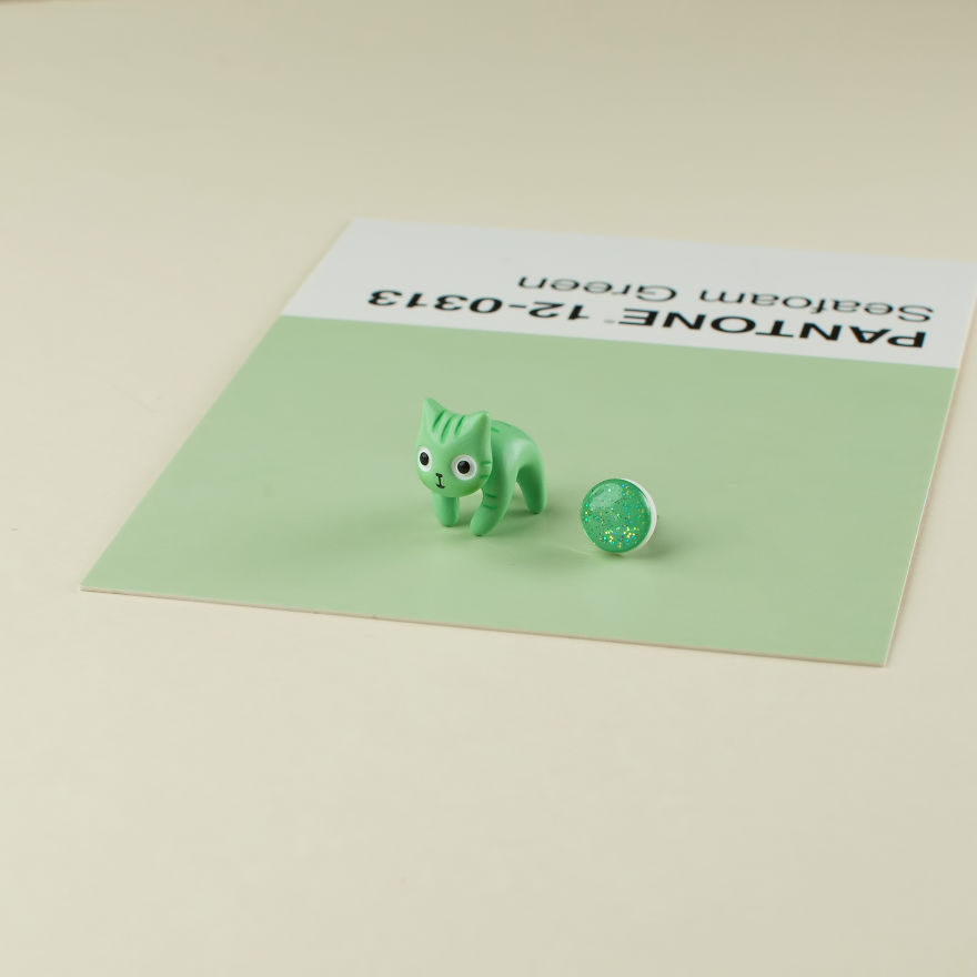 Cat Earrings Inspired By Meaning Of Various Colors Cat Earrings Inspired By Meaning Of Various Colors