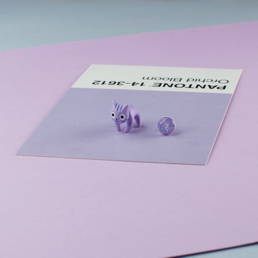 Cat Earrings Inspired By Meaning Of Various Colors Cat Earrings Inspired By Meaning Of Various Colors