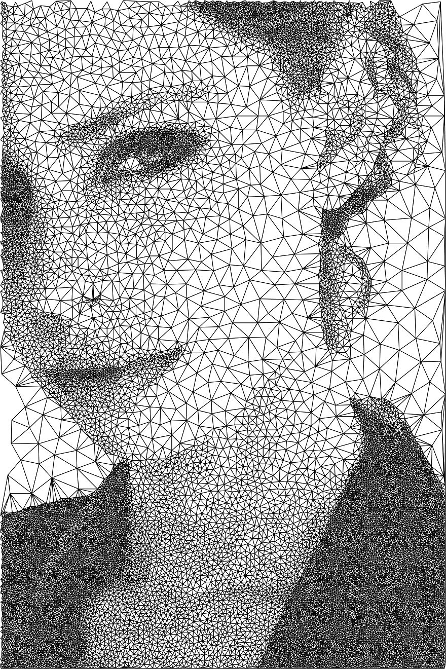 I Programmed A Pen Plotter To Draw Portraits With Circles And Triangles I Programmed A Pen Plotter To Draw Portraits With Circles And Triangles