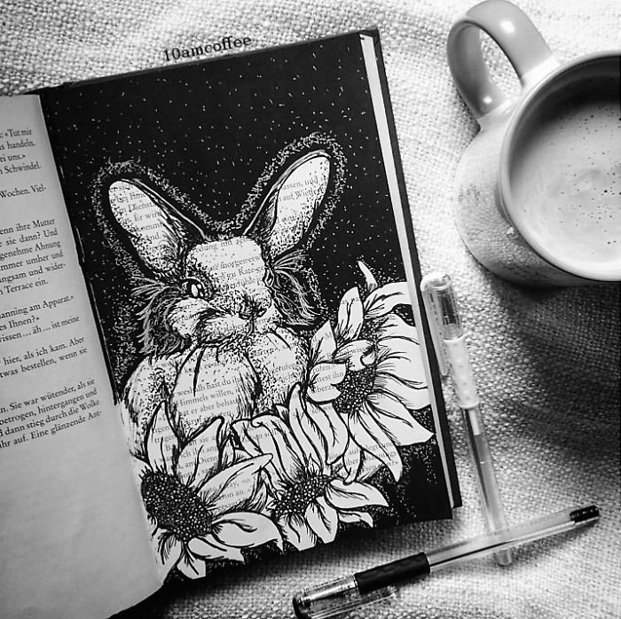 I Use Old Books To Create Art