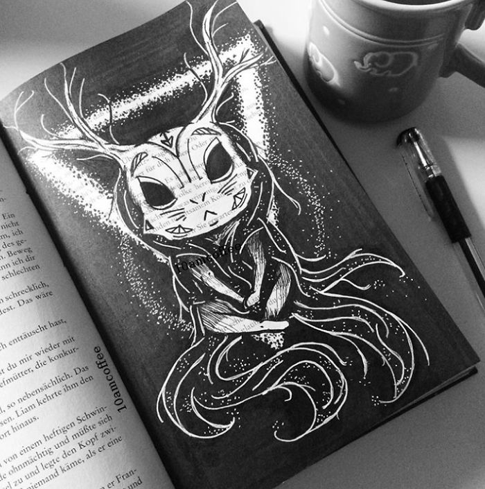 I Use Old Books To Create Art