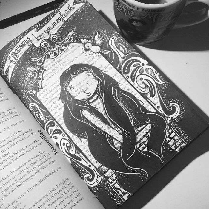 I Use Old Books To Create Art