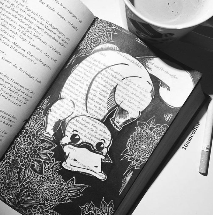 I Use Old Books To Create Art