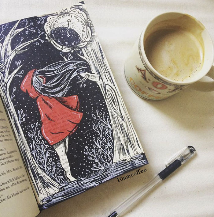 I Use Old Books To Create Art