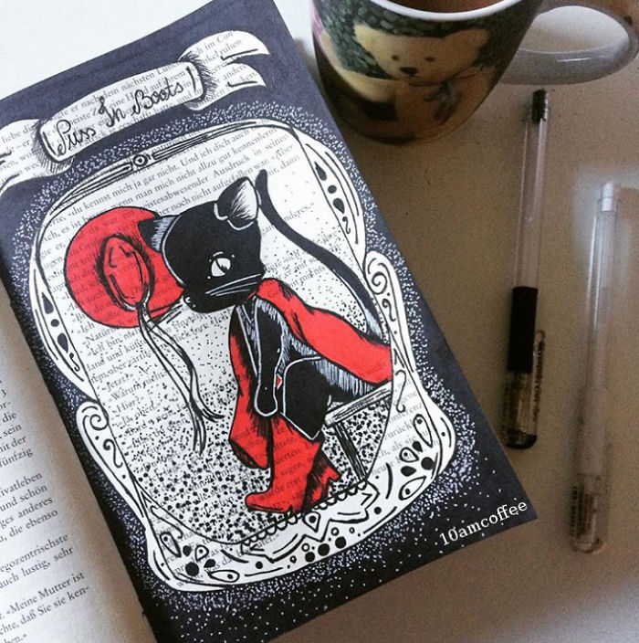 I Use Old Books To Create Art