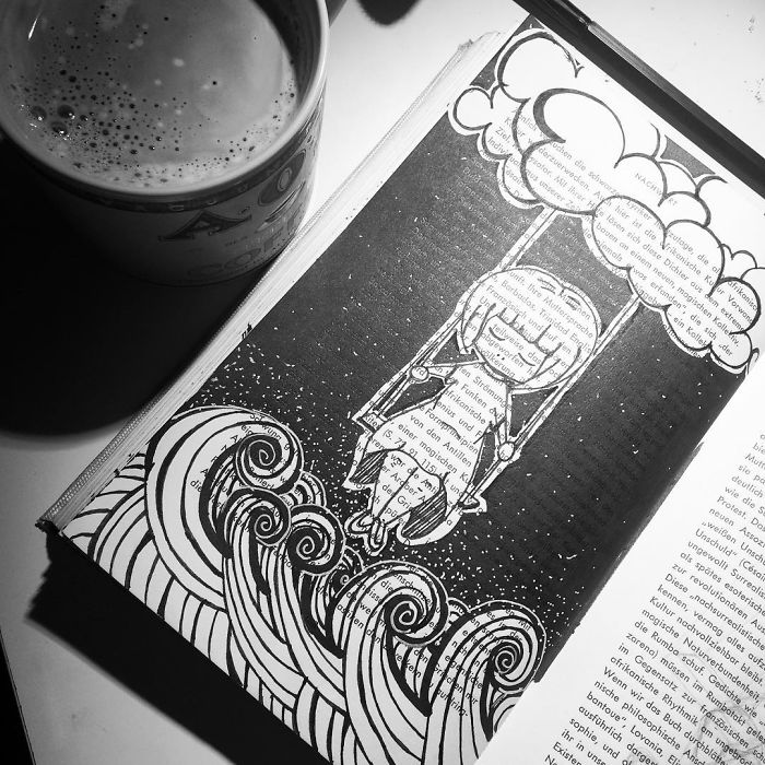 I Use Old Books To Create Art