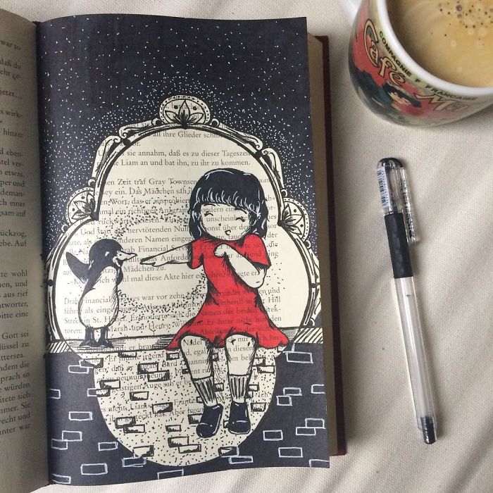 I Use Old Books To Create Art