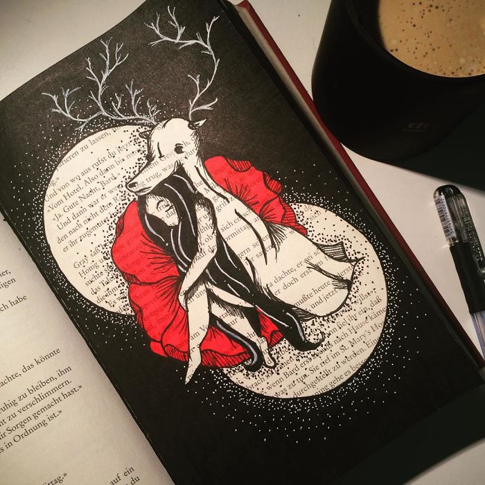 I Use Old Books To Create Art