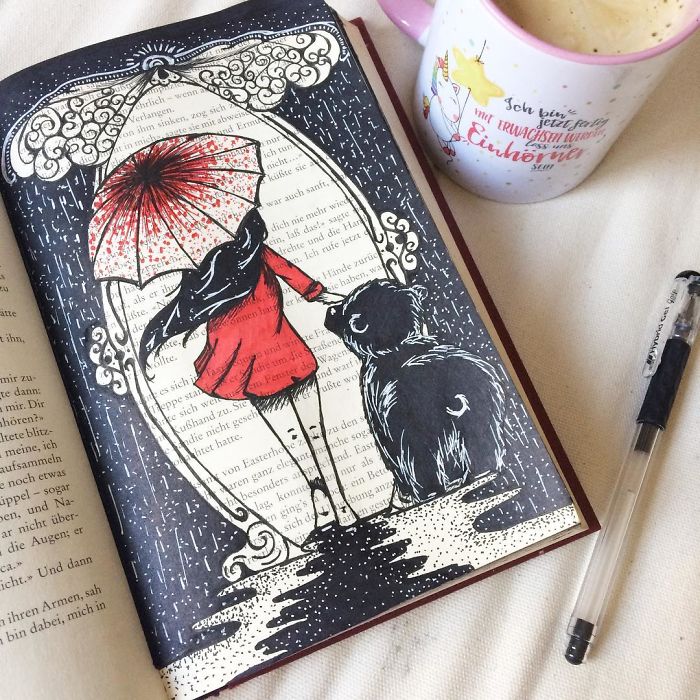 I Use Old Books To Create Art