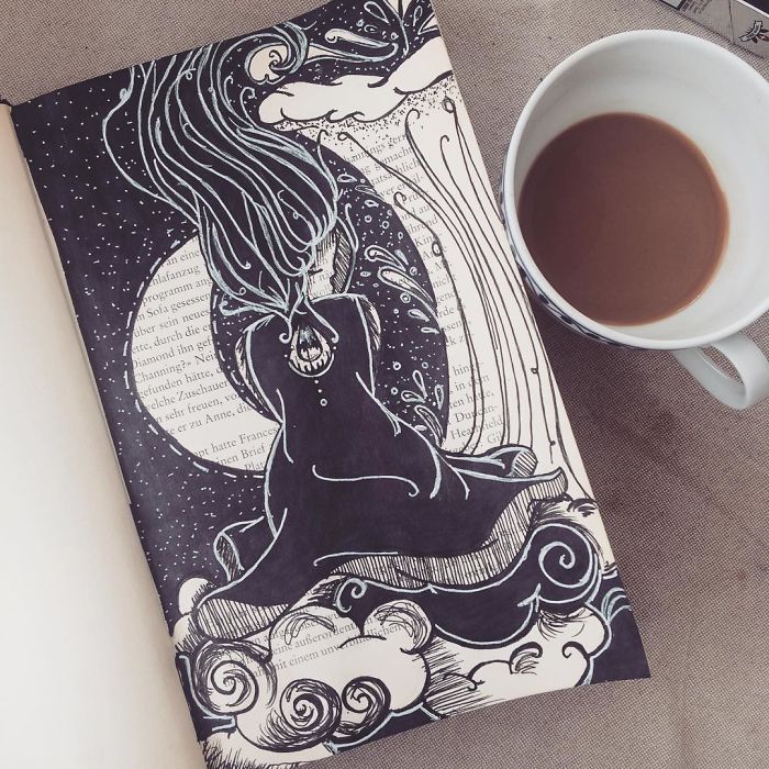 I Use Old Books To Create Art