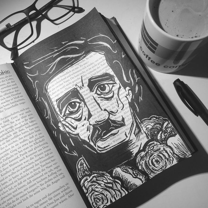 I Use Old Books To Create Art