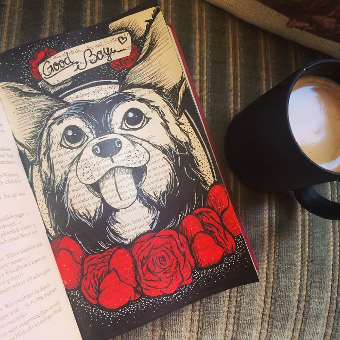 I Use Old Books To Create Art