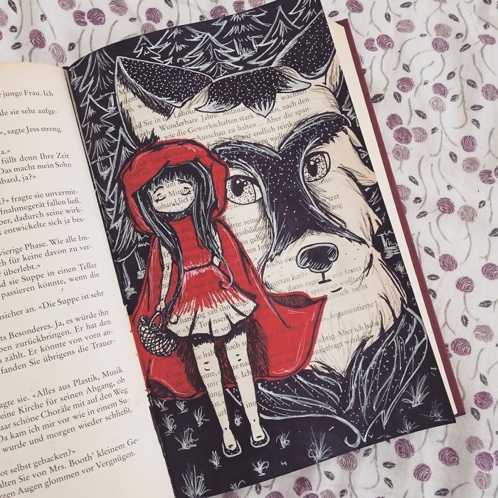 I Use Old Books To Create Art