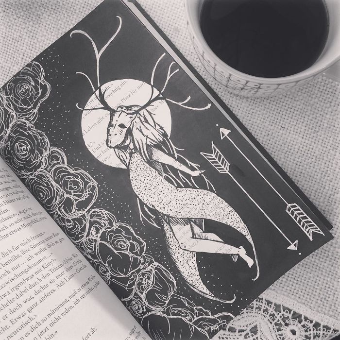 I Use Old Books To Create Art