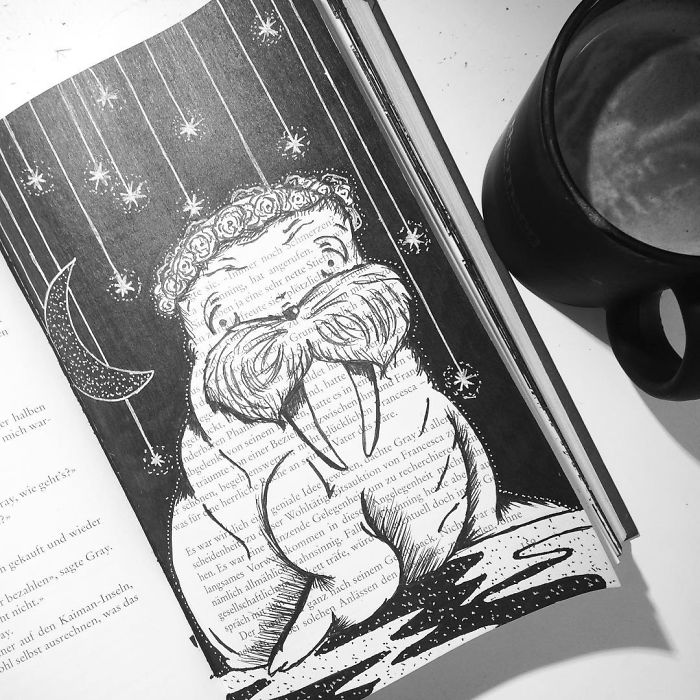 I Use Old Books To Create Art