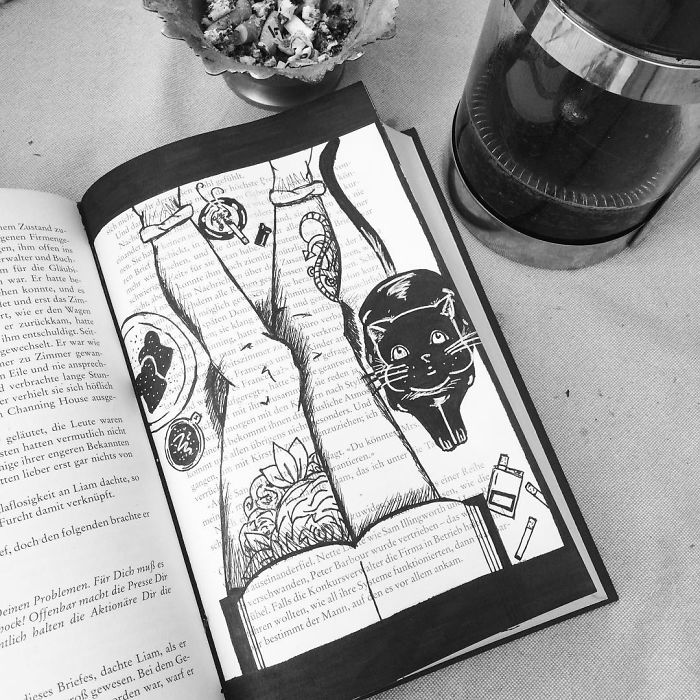 I Use Old Books To Create Art