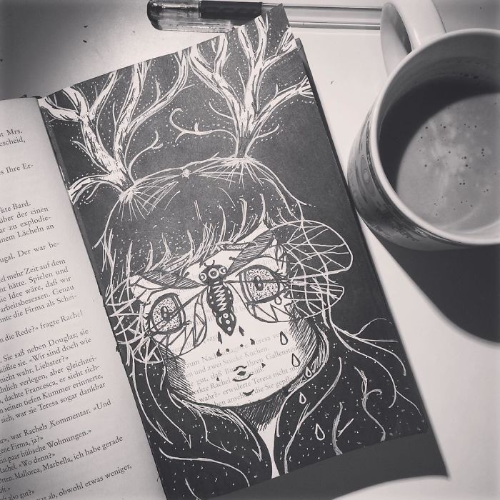 I Use Old Books To Create Art