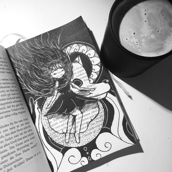 I Use Old Books To Create Art