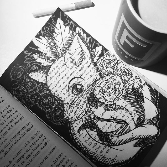 I Use Old Books To Create Art