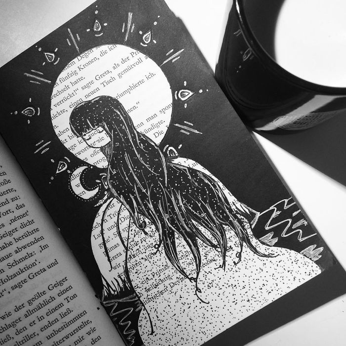 I Use Old Books To Create Art