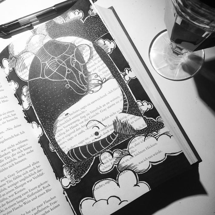 I Use Old Books To Create Art