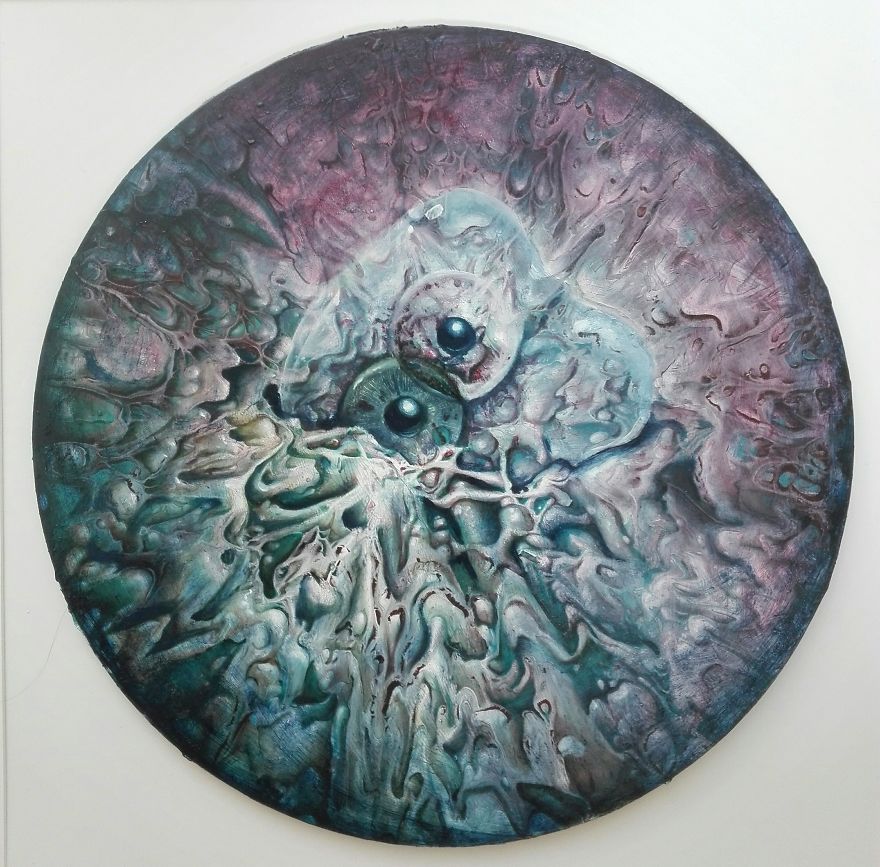 I Paint Records With A Ouija Board And Fidget Spinner I Paint Records With A Ouija Board And Fidget Spinner