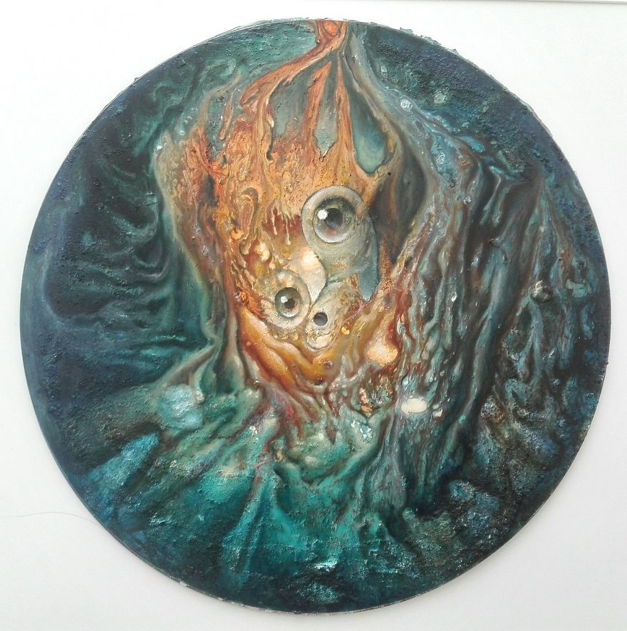 I Paint Records With A Ouija Board And Fidget Spinner I Paint Records With A Ouija Board And Fidget Spinner