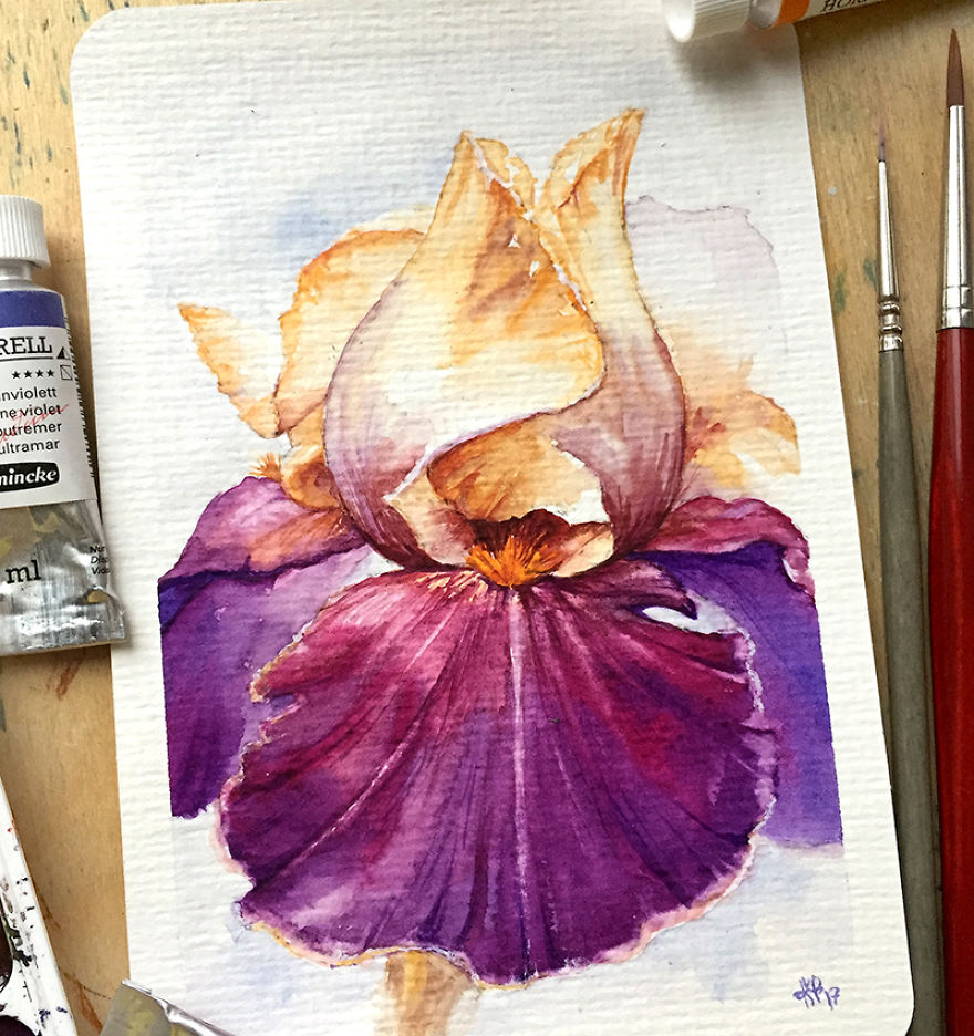 Summer, Don't Go Away! I Paint Colorful Summery Watercolor Postcards