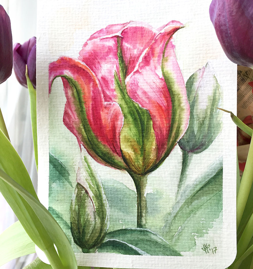 Summer, Don't Go Away! I Paint Colorful Summery Watercolor Postcards Summer, Don't Go Away! I Paint Colorful Summery Watercolor Postcards