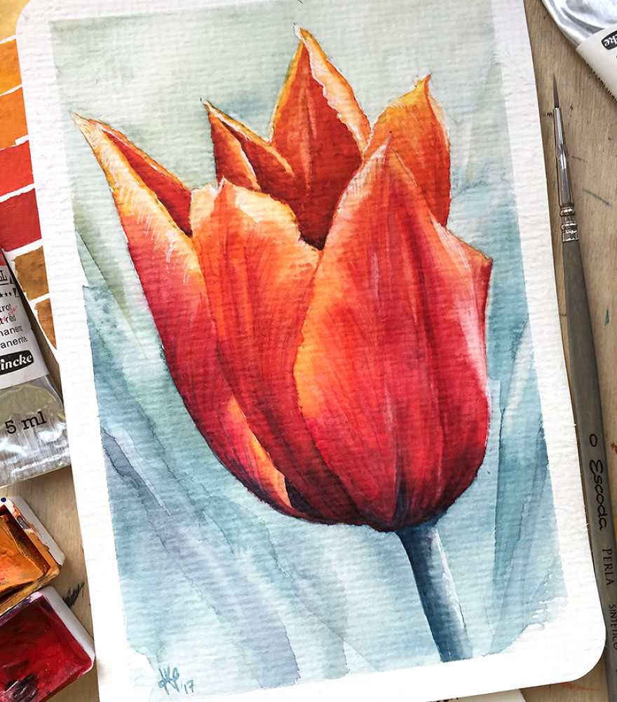 Summer, Don't Go Away! I Paint Colorful Summery Watercolor Postcards Summer, Don't Go Away! I Paint Colorful Summery Watercolor Postcards