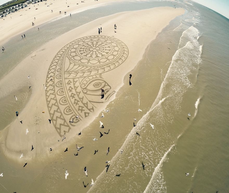 Dutch Beach Art