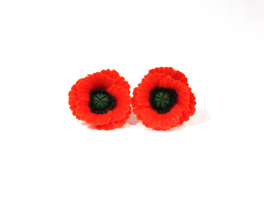 Poppy Stud Earrings