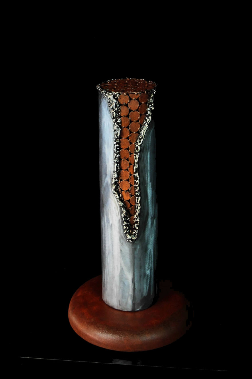 Self-Taught Sculptor Creates Beautiful Art From Scrap Metal