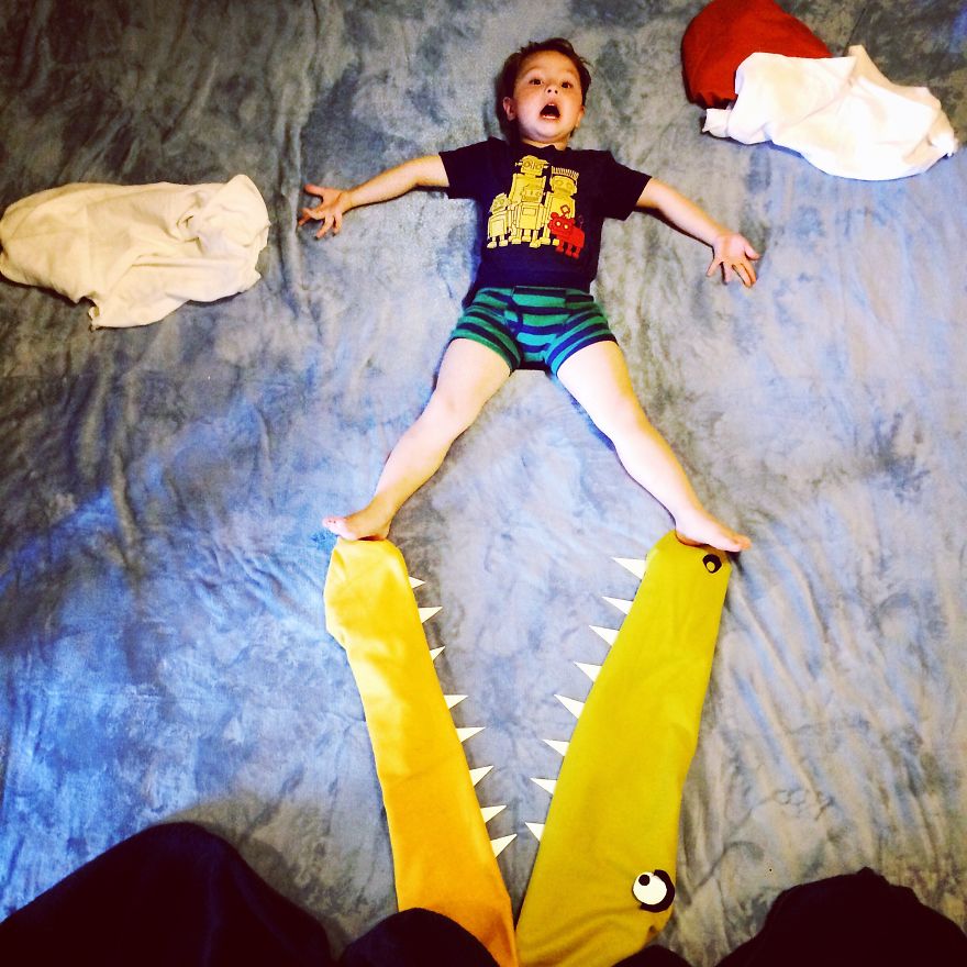 With The Help Of Household Items, I Like To Send My Son On Magical Adventures While He Sleeps