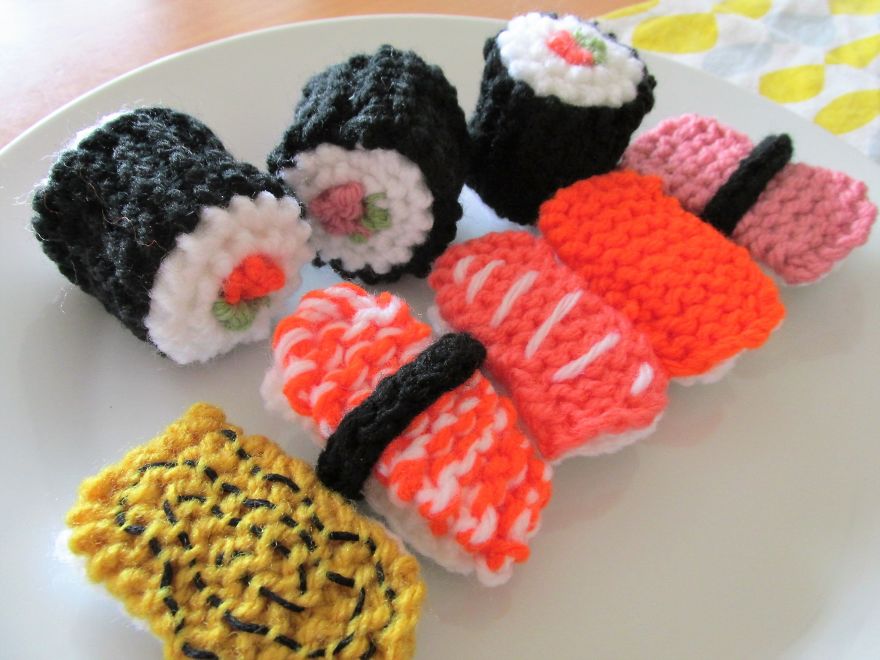 Knit Your Own Amazingly Cute Sushi